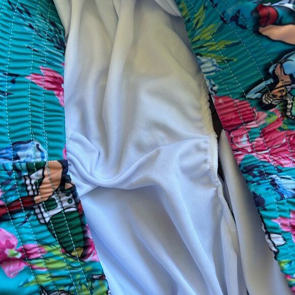 Thigh hugger lifting tropical women riding rockets shorts M/L - Picture 5 of 5